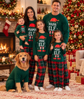 Papa, Mama & Mini Elf Tartan Matching Family Christmas Pyjamas