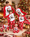 Ho Ho Ho Tangled Lights Santa Matching Family Christmas Pyjamas