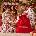 Santa's Holidays Reindeer & Tree Matching Family Christmas Pyjamas
